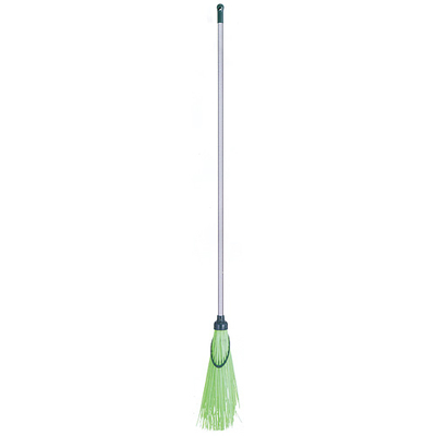 Broom Cleonix 3803, Wicker, green, handle 155 cm