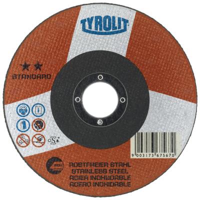 Tyrolit 230x2.5mm Disc, 41, A30R-BFINOX, Stainless Steel, Standard **