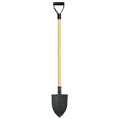 Forged spade Gardex 1300 g, with footboard,  with handle D