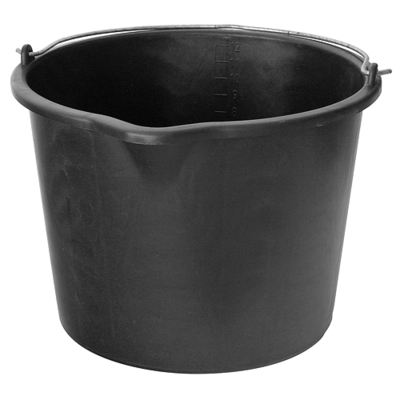 Recycled PVC bucket 12 lit with sink