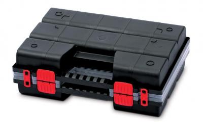 Plastic suitcase tool box NOR DUO 390x290x130mm