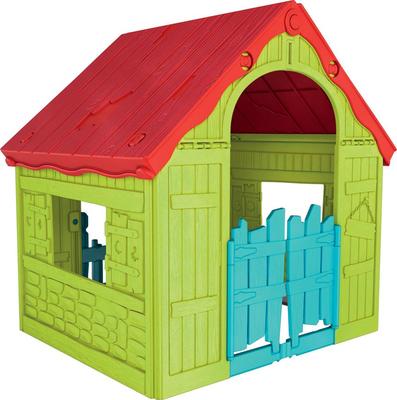 Garden house Keter® WONDERFOLD, red/green / blue, children's