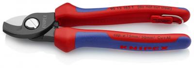 Nožnice káblové KNIPEX 95 12 165 T, kliešte, 165 mm, do 15mm/50mm2