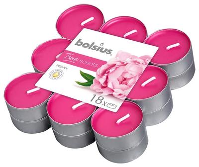Candles Bolsius Tealight True Scents, peony, pack. 18 pcs