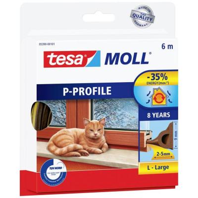 Sealing Strip tesa P-profile, brown, L-6 m