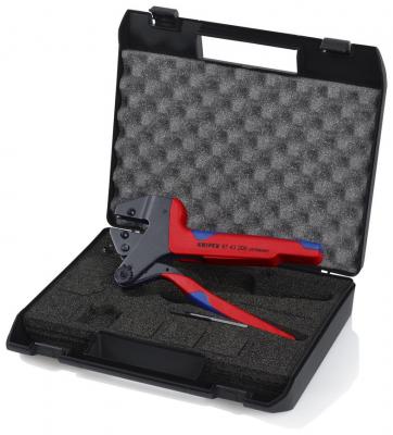 Klieste KNIPEX 97 43 200 A, 200 mm, lisovacie, pre vymenit. lis. profily