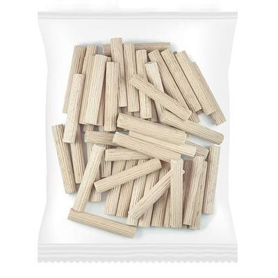 Wooden pin Dipro 35-2725, 08x30 mm, pac. 50 pcs
