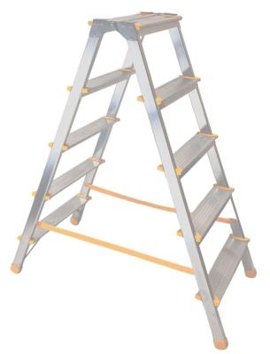 Stepladder ALVE EUROSTYL HOBBY 1925, 5-step, 109 cm, load capacity 150 kg, double-sided, without han