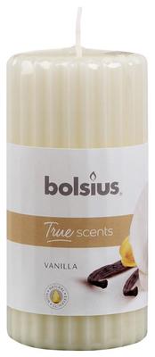 Candle Bolsius Pillar True Scents 120/60 mm, vanilla