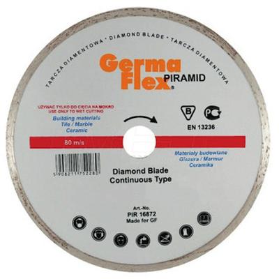 Disc GermaFlex Piramid Continous 115x22,2 mm, diamond, smooth
