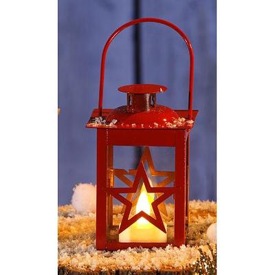 Christmas decoration Lantern MagicHome X2091, mix white/red, LED, 12pcs pac.
