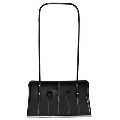 Snow shovel ANSNOW F9, 780x420 mm, with handle, with two wheels