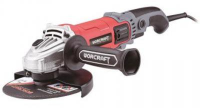 2.TRIEDA Brúska Worcraft AG14-125S, 1400W, 125 mm, uhlová
