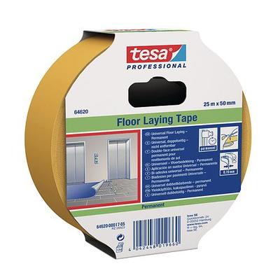Tape tesa® PRO tesafix®, universal, foil, white, 50 mm, L-10 m