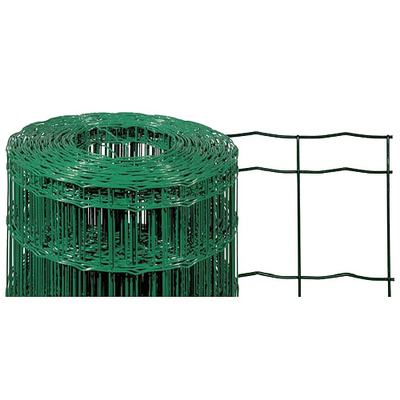 Wire net PVC coated EUROPLAST / height : 1800 mm, 2lem
square (eye) : 100x50mm
wire diameter : 2,20m