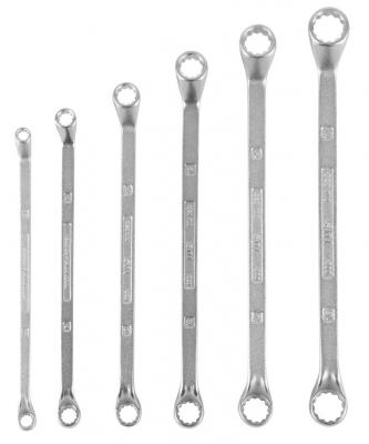 Ratcher spanner set  IUS 006T • 06 pcs, DIN838, eyelet 75 °, Cr-V