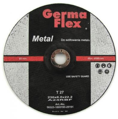 Disc GermaFlex Metal/Inox T27 230x6,0x22,2 mm, A24RBF, steel/stainless steel