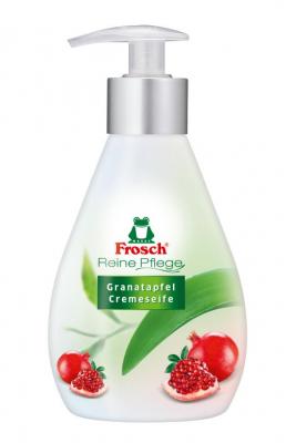 Mydlo Frosch, tekuté, granátové jablko, s dávkovačom, 300 ml