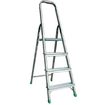 Step-ladder ALW 8 steps, red