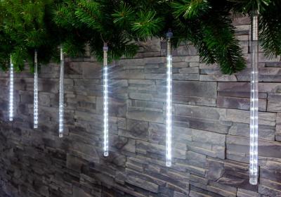 Christmas Light MagicHome Christmas Icicle, 240 LED cold white, 8 icicles, waterfall effect, 230 V, 