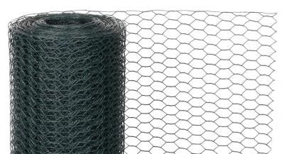 Wire net HEX PVC coated 1000mm / 16mm / 1,0mm / 25m