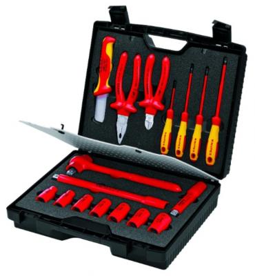 Sada naradia KNIPEX 98 99 11, 17 dielna, VDE