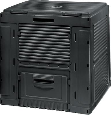 Composter Keter® 17186362, 470 L, 79x79x79 cm, black, with base