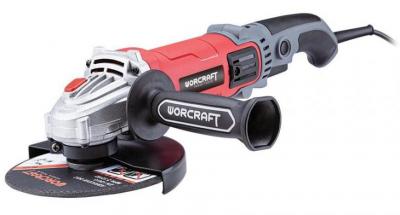2.TRIEDA Brúska Worcraft AG14-150S, 1400W, 150 mm, M14, uhlová, s reguláciou otáčok