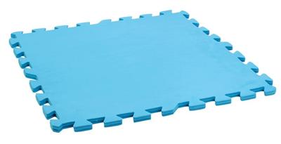 Mat EVA MT510 500x500x10 mm, blue, pack. 9 pcs EXTRA STRONG, under the pool