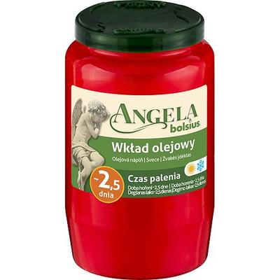 Bolsius Angela Fill NR03 red, 55 h, 150 g, oil