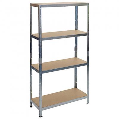 2.TRIEDA Regál Racks RAT20 MS, kovový, MDF, 4 police, 1800x900x400 mm, max. 175 kg/polica