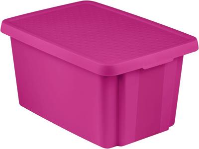 Box Curver® ESSENTIALS 45L+LID, pink