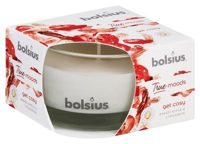 Candle Bolsius Jar True Moods 50/80 mm, get cosy (baked apple and cinnamon)