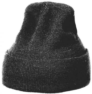 Cap MESCOD black L, knitted