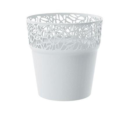 Flower pot NATURO 145, white