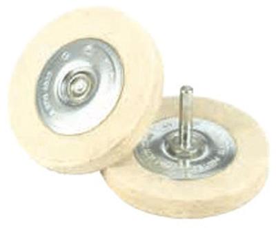 Disc GermaFlex LKF-B 75x12-6 mm, Felt, solid, shank, 8,600 rpm