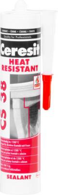 Sealant CERESIT CS38, 300 ml, HEAT RESISTANT, max 1200°C