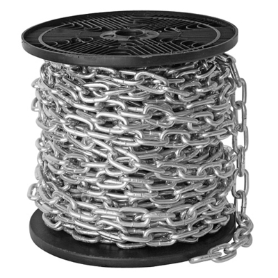 Short link chain 08,0x32 mm/10m, 1,300kg/m