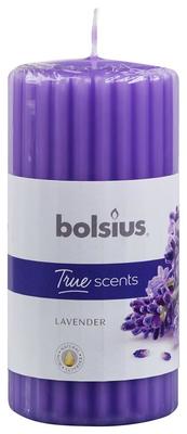 Candle Bolsius Pillar True Scents 120/60 mm, lavender