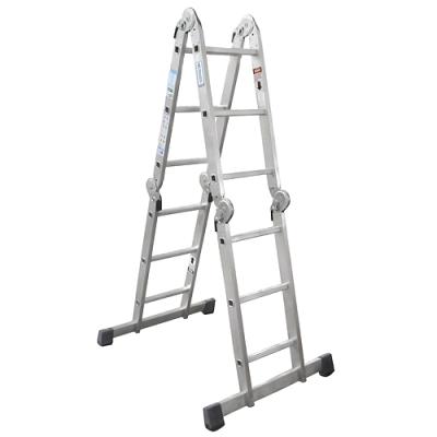Aluminium ladder flexible 4x4 footboard (1200-4600)