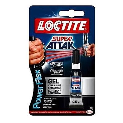 Glue Loctite® Super Attak Power Flex Gel, 3 g