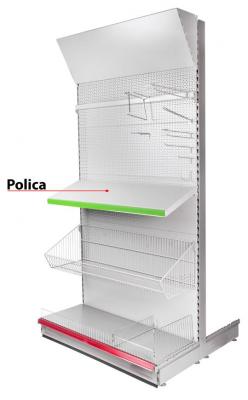 Shelf Racks H09 1250x470x0.8 mm, with brackets *L*