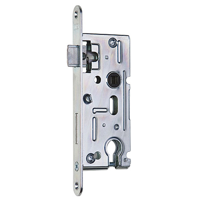 Cylinder door lock 60/72/40mm Hobes, Left-Right, galvanized