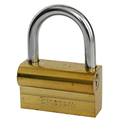 Brassed padlock 55 mm Blossom