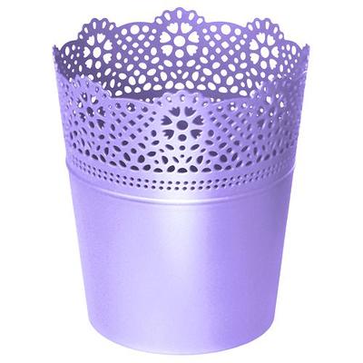 Flower pot LACE 160 mm, lavender