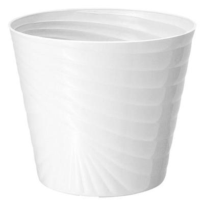 Flower pot 28 Capri, white