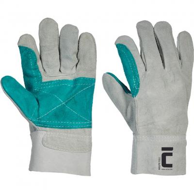 Gloves MAGPIE FULL 11, combined, beef leather