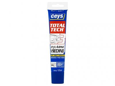 Lepidlo Ceys TOTAL TECH EXPRESS, biele, tuba, 125 ml