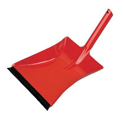 Dustpan Neco 30-0383-15, red, rubber strip