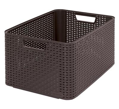 Laundry basket Curver® STYLE L, mocha, 44x23x33 cm